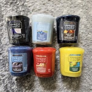 Yankee Candle Votive Sampler Candles Bundle Of 6